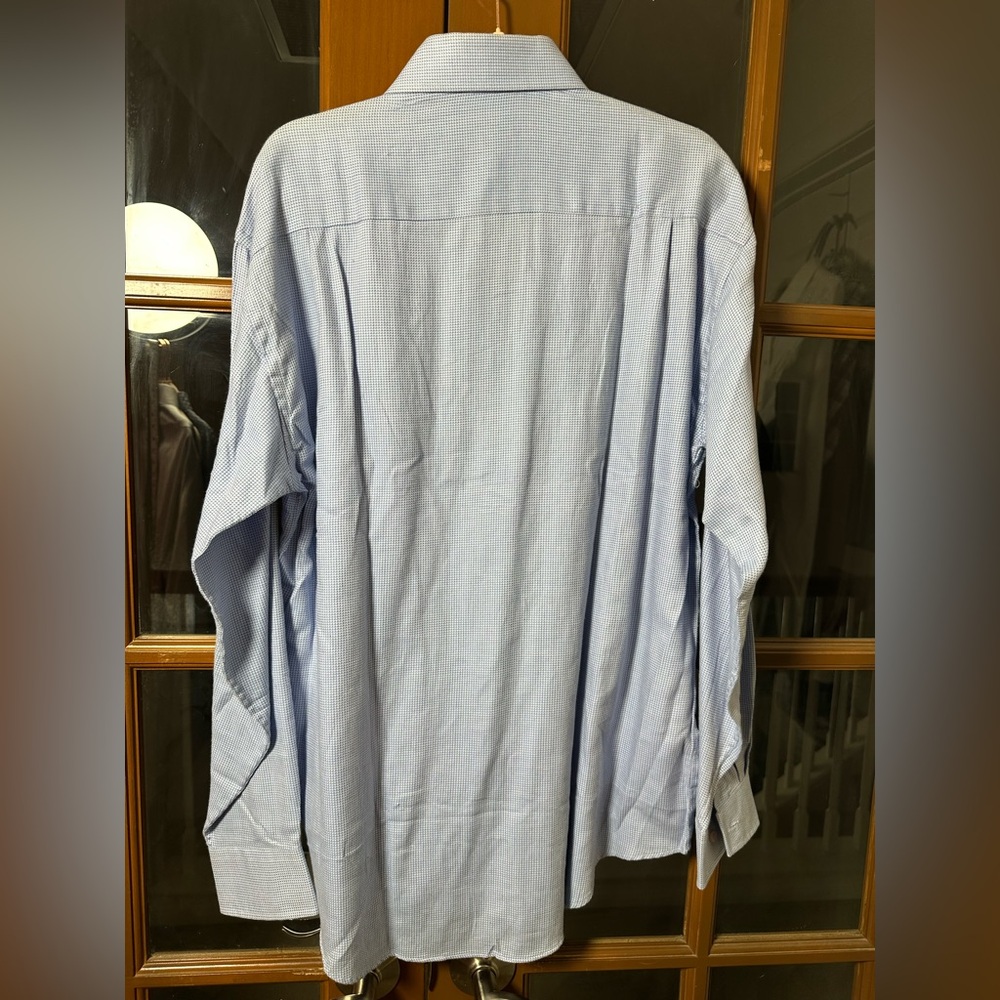 Jhane Barnes Men's Sky Blue Dress Shirt - Picture 4 of 5